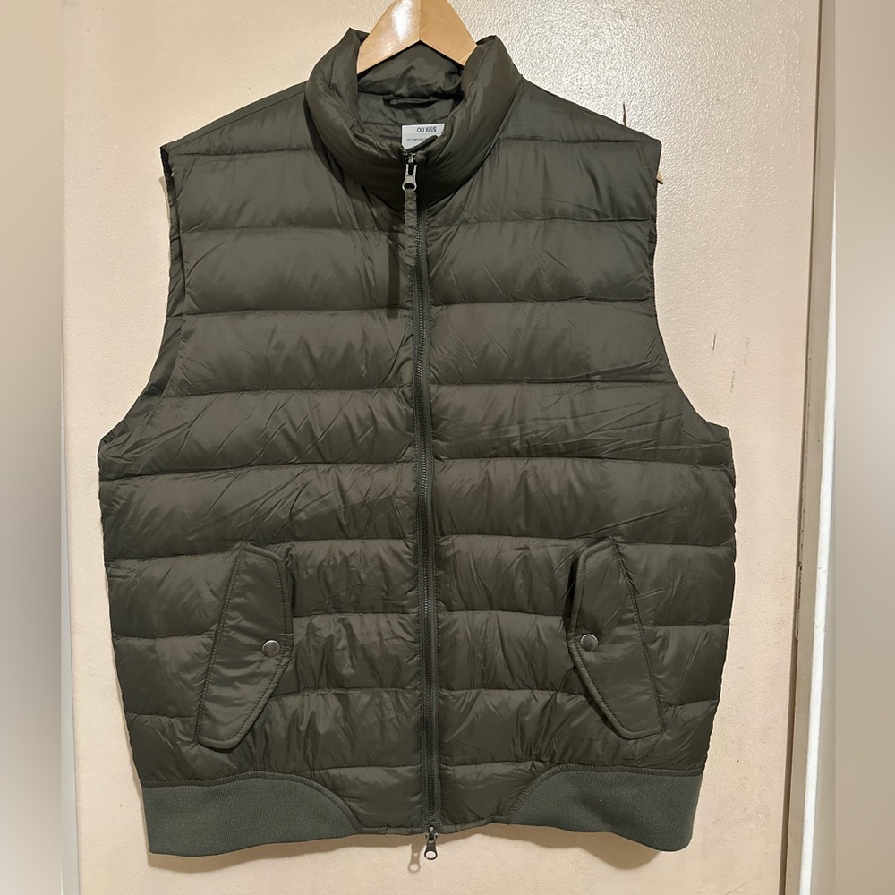 Black Brown 1826 Men’s Down Puffer Vest Size L